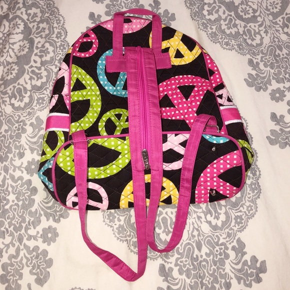 Peace Sign Backpack - Picture 2 of 3